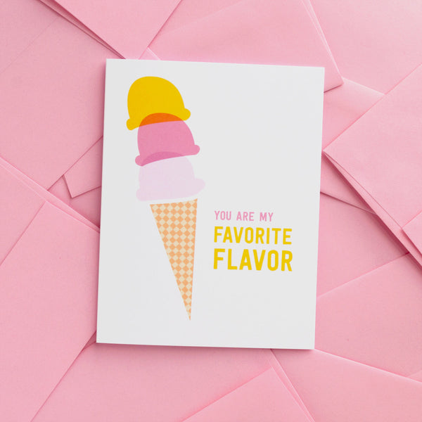 Favorite Flavor card