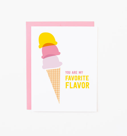 Favorite Flavor card