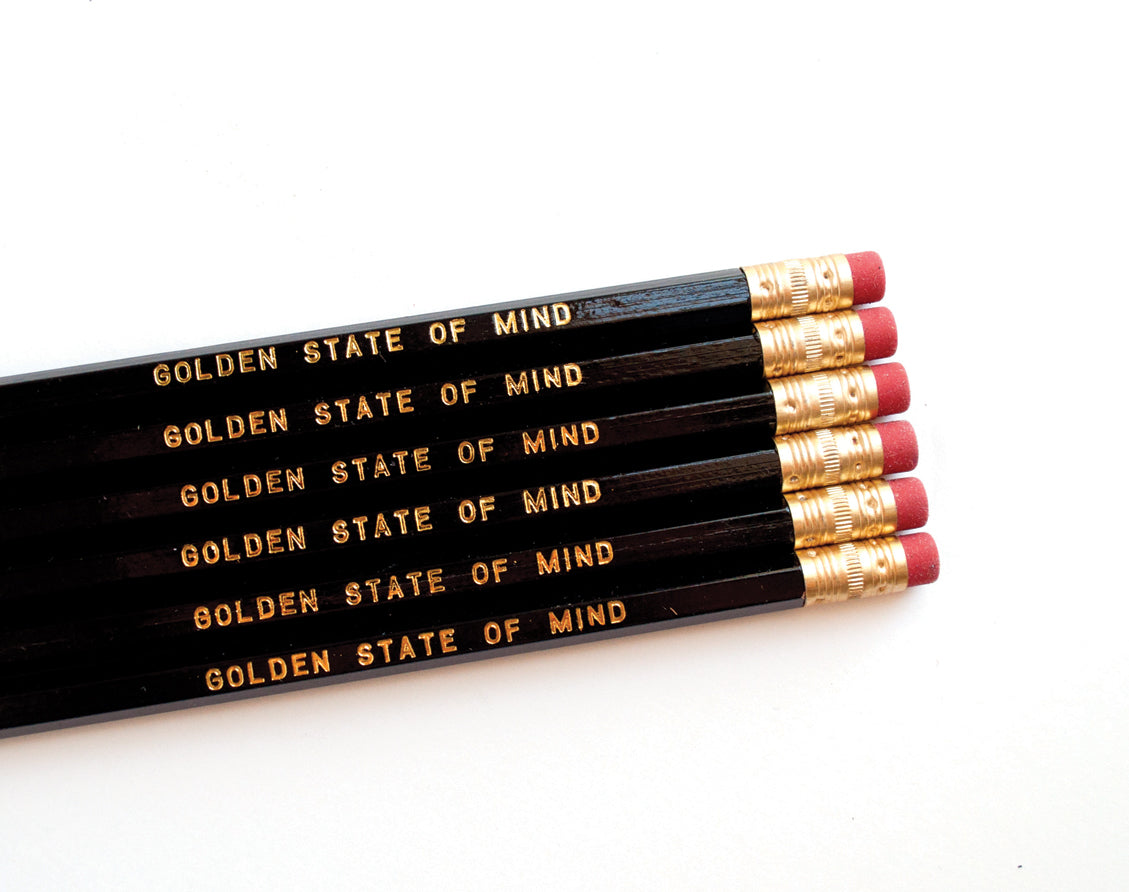 Golden State of Mind pencils