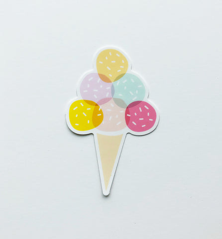 Ice Cream Cone sticker