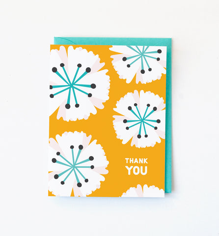In Bloom thank you card
