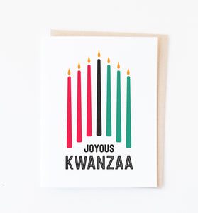 Joyous Kwanzaa card
