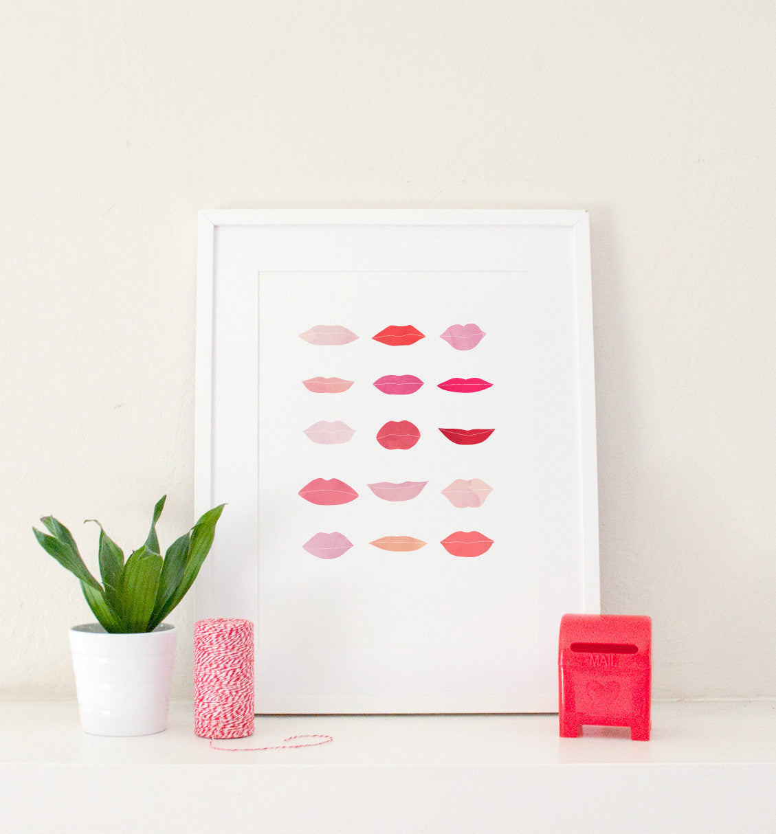 Lips Art Print
