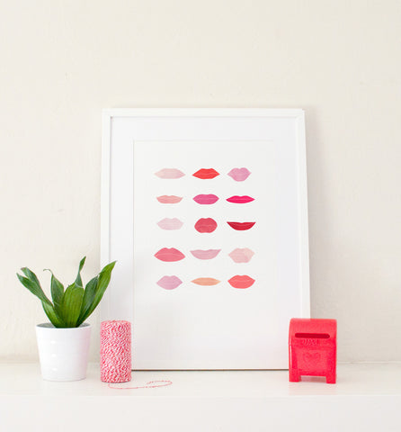 Lips Art Print