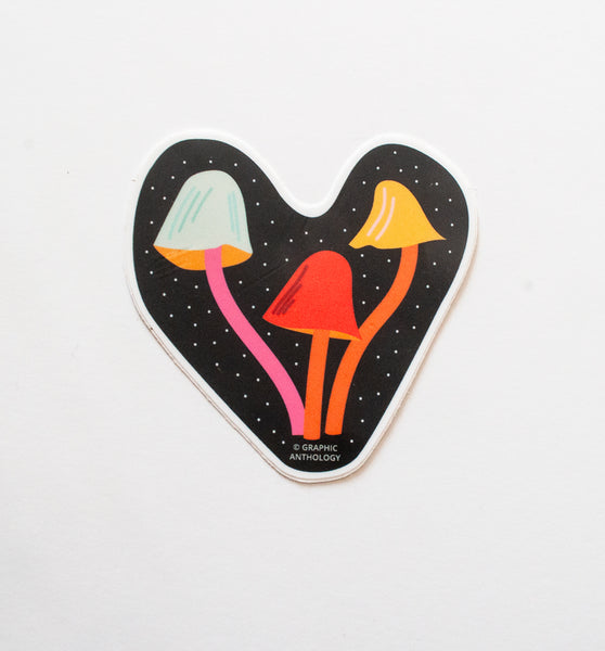 Groovy Mushroom sticker