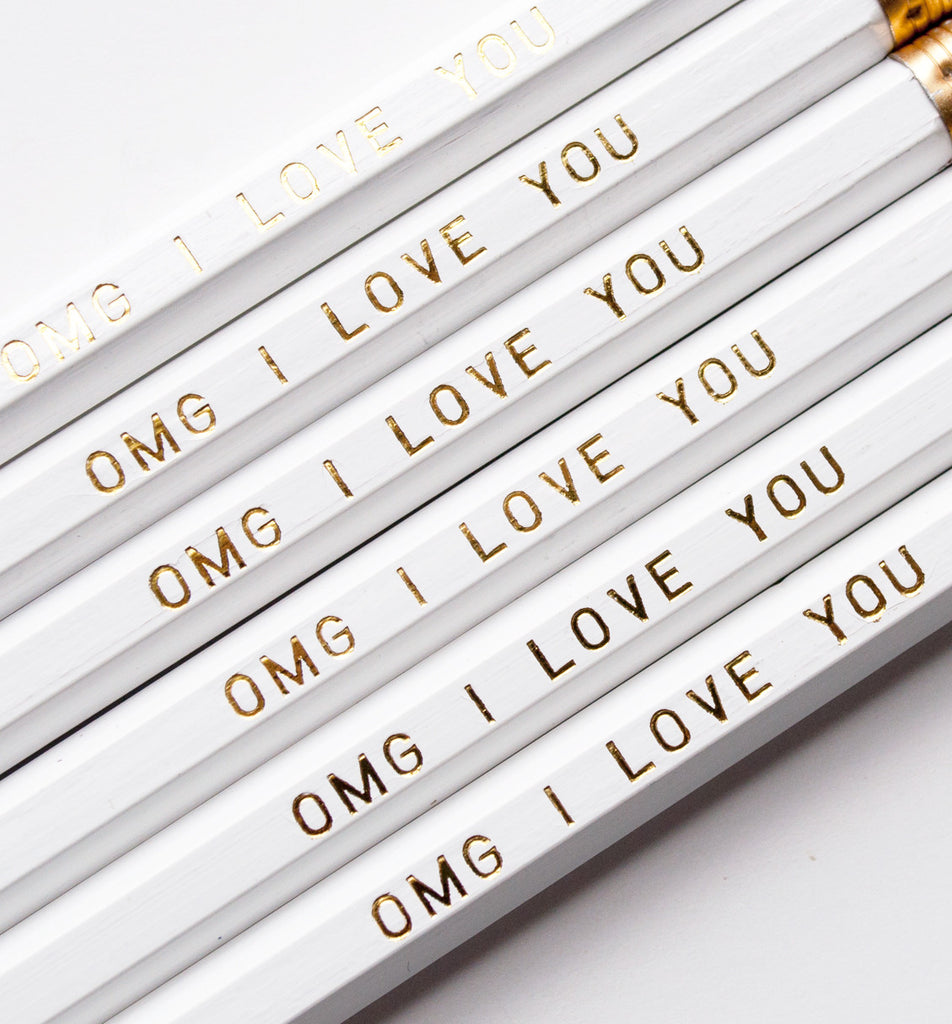 OMG I Love You pencils – Graphic Anthology