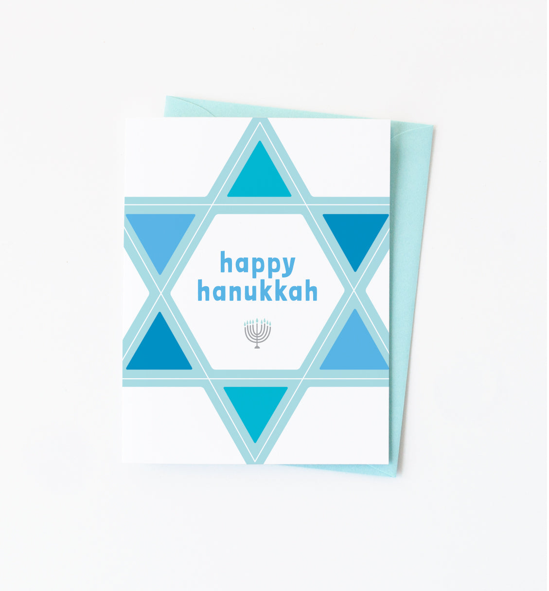 Hanukkah Star of David card