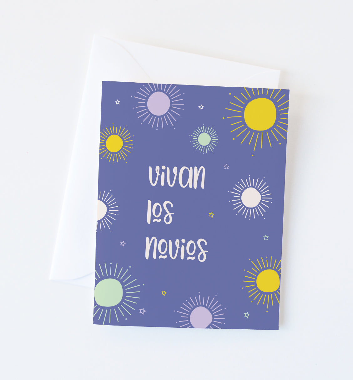 Vivan Los Novios card