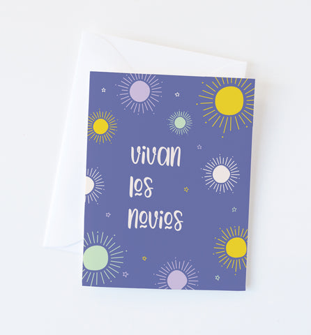 Vivan Los Novios card