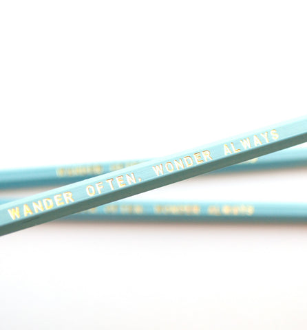 Wander Often pencils