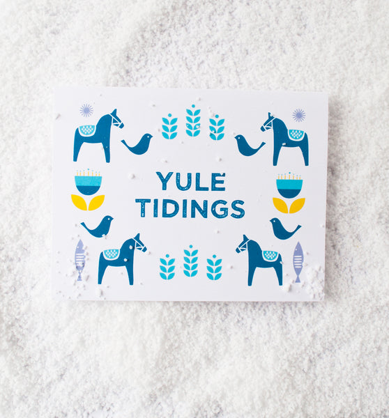 Yule Tidings holiday card