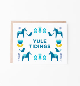 Yule Tidings holiday card